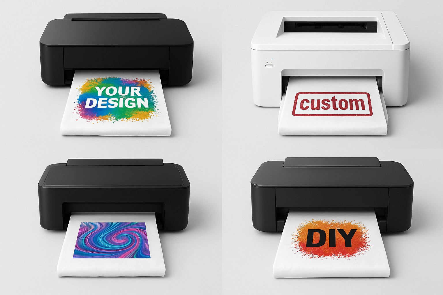 kies de juiste printer voor bedrukken van shirts, hoodie of tassen
